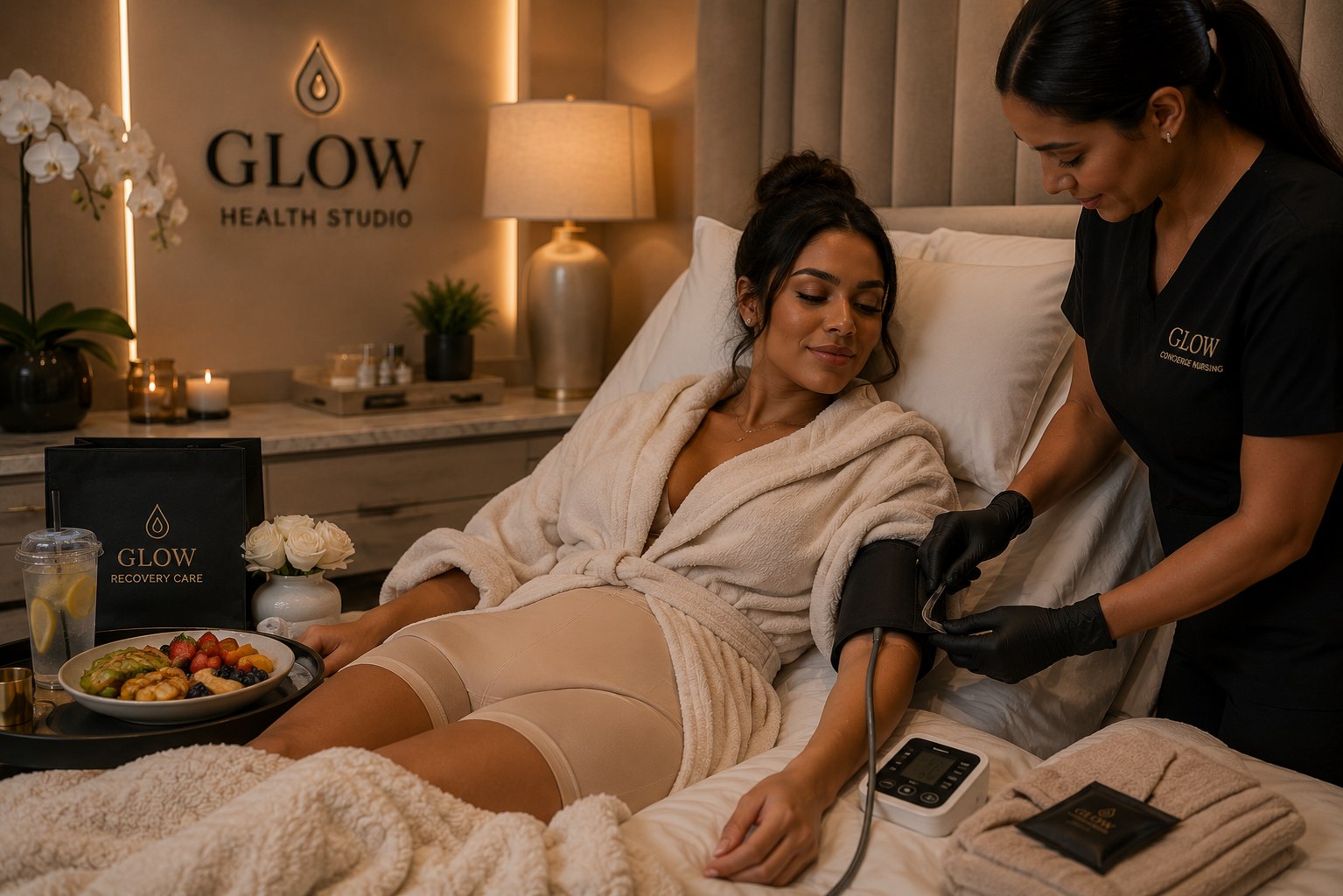 Glow Health Studio post-surgical recovery concierge care